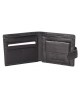 Чоловічий шкіряний гаманець ST 104 Black 