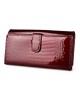 Жіночий шкіряний гаманець з візитницею ST S9001A Bordeaux