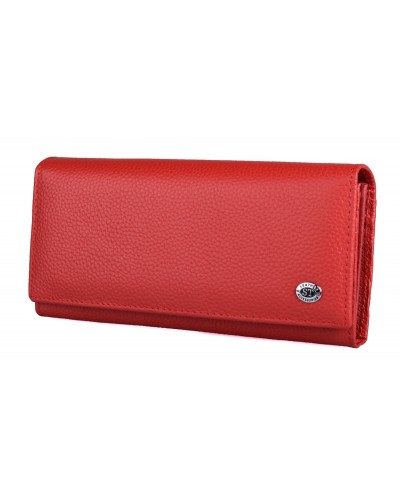 Жіночий шкіряний гаманець ST 150 red