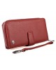 Жіночий шкіряний гаманець клатч на блискавці ST 228 Bordo