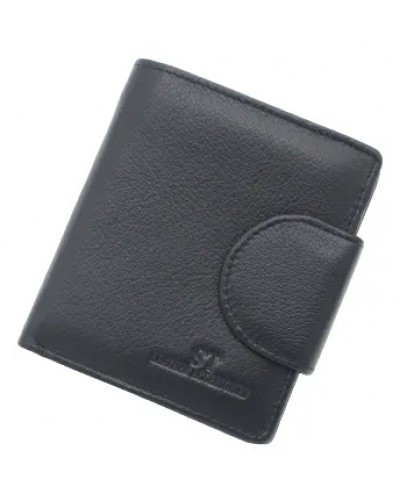 Жіночий шкіряний гаманець ST 415-A чорний