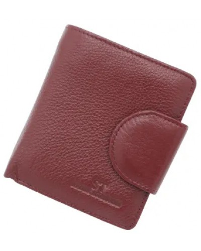 Жіночий шкіряний гаманець ST 415-A бордовий