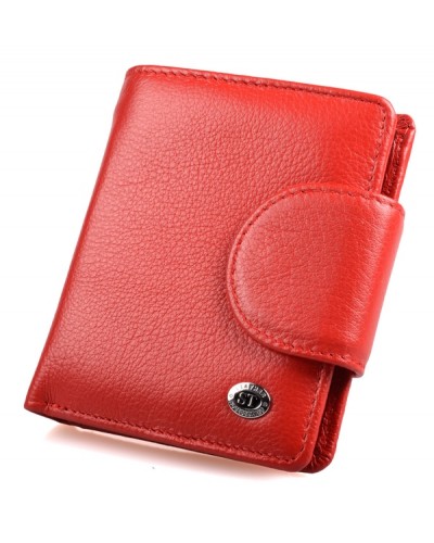 Жіночий шкіряний гаманець ST 415 Red