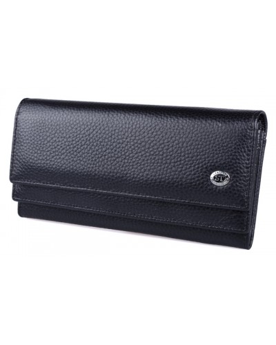 Жіночий шкіряний гаманець ST9-103 Black