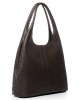 Жіноча шкіряна сумка LucheRino 815 коричнева натуральна шкіра